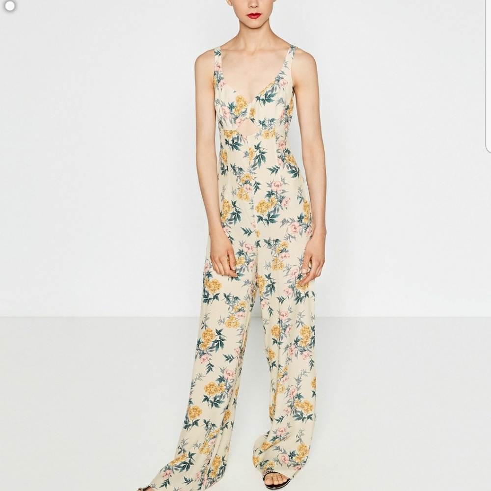 Floral jumpsuit